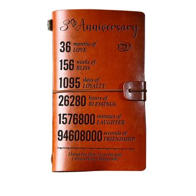 China Stylish Cover Debossed To My Custom Leather Personal Traveler Diary Voyager Journal Lover Vintage Amazon Hot Selling Product Free Sample for sale