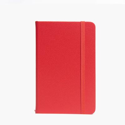 China Hot Sale Red Hardcover Book Business Mini Pocket Notebook Free Sample Amazon Elastic Band Cover Diary Exquisite Notebook Diary With Inside Pockets for sale