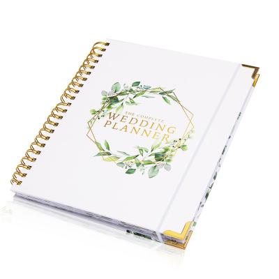 China Notebook The Whole Wedding Gifts Hot Selling Undated Bridal Planning Diary Amazon Planner Bride Gifts Rubber Band Agenda Hardcover Book Organizer for sale