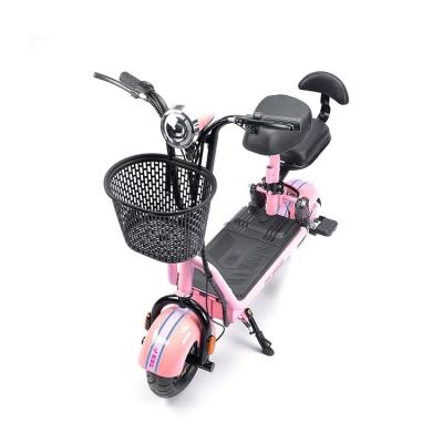 China Mini Folding Mini Electric Bike 350 Watt Electric Scooter 48v For Adult Two Seats Electric Scooter for sale