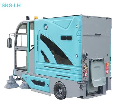 China SKS-LH 2100L Hotels Sweeper Water Gun And High Pressure Sprayer All In One Road Floor Cleaning Machine for sale