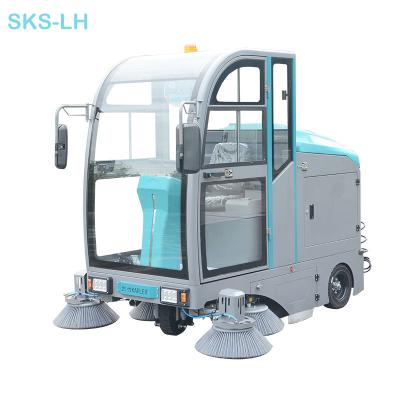 China Hotels factory price new design SKS-LH ride on road sweeper industrial electric floor sweeper for sale