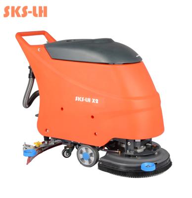 China Hotels Handheld Automatic Floor Scrubber Machine Equipment Dryer Tile Cleaning Wash Marble Walk Behind Electric Floor Scrubber for sale