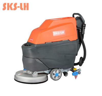 China SKS-LH China Top Brand Hotels Automatic Floor Machine/Hand Push Floor Scrubber Machine/Floor Cleaning Scrubbing Machine Price for sale