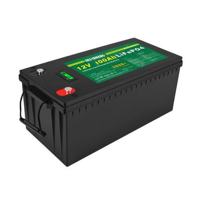 China Toys Deep Cycle 12 Volt 100Ah Rechargeable Lithium Ion Battery Packs For E-bike RV Boat E-motor E-scooter Golf Carts Solar System for sale