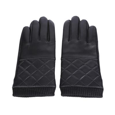 China Plain Men's Winter Cold Weather Tanning Training Luxury Warm Genuine Glove for sale