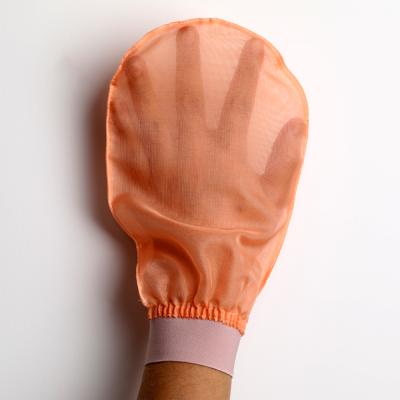 China EXFOLIATE Turkish Kese Exfoliating Glove Silk Skin Bath Exfoliating Glove Hammam Gove for sale