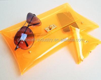 China Luxury Transparent Clear PVC Clutch Purse , Luxury Transparent Clear PVC Clutch Bag for sale