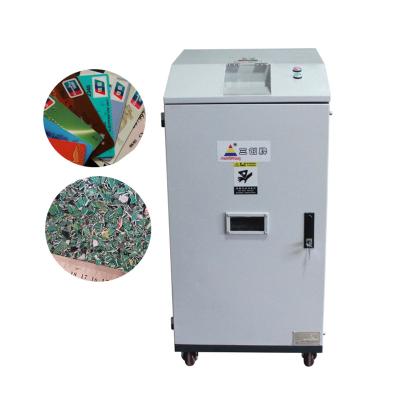 China 2019 new style hotels IC-chip shredder PVC card shredder machine for office price list for sale