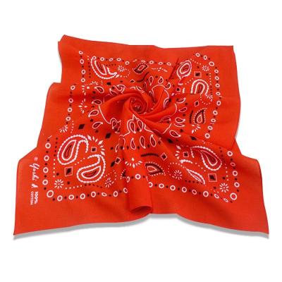 China 2022 Silk Scarf Shawl Designer Square Silk Bandana Ladies Square Scarf Style From China for sale