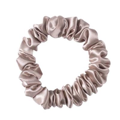 China Hair Ties Hair Bands Hair Silk Scrunchies Designs Ring Custom Luxury Pure Silk Printed Hair Scrunchies 100% Satin Hair Scrunchie for sale