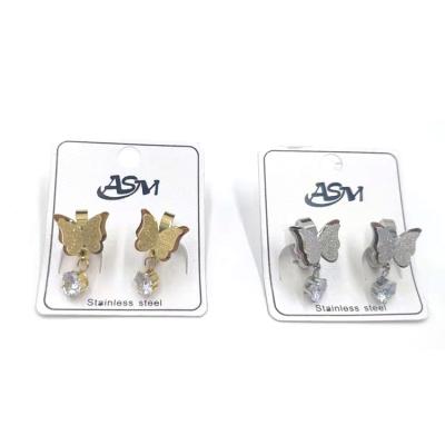 China 2021 CLASSIQUE Jewelry Fashionable Custom Gold Stainless Steel Unique Earrings for sale