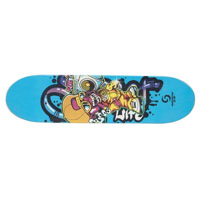 China Canadian Maple Deck Custom 4 Wheel Freestyle Maple Skateboard for sale