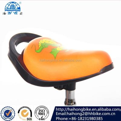 China High Quality Children Kids Bike Parts / Bike Saddle , Kids Bicycle Seat With Backrest for sale