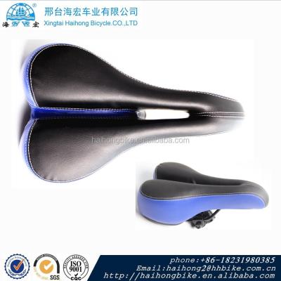 China 2016 new design men's Unity-leather medium hollow mtb bicycle saddle/seat/bicycle recycling parts,bike saddle,mountain bike saddle factory for sale