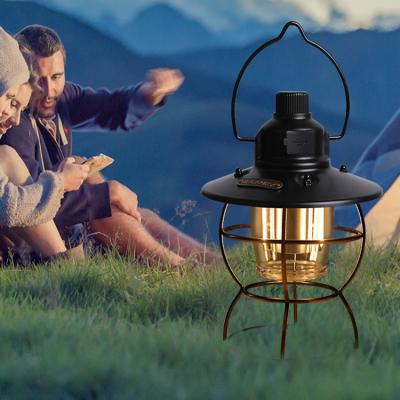 China Vintage Waterproof Rechargeable Lantern Rechargeable Fishing Emergency High Power String Tent Lamp Instant Light Set Decoration Light for sale