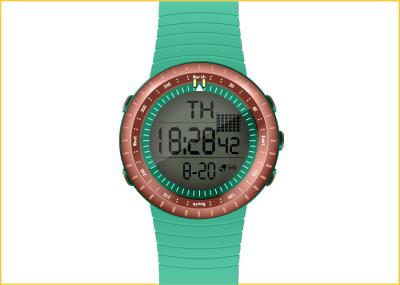 China 16mm Thin Wrist Watch For Student , Kids Plastic Watch Dialy Alarm TPU strap, many colours for sale