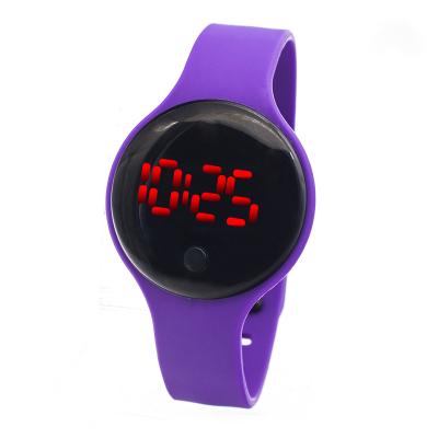 China LEIDEN van de damekids Men's Gift Digitaal Polshorloge, het Vervangbare digitale horloge van het bandsilicone Te koop