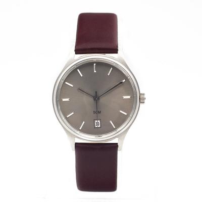 China Vogue Style PU Leather Strap Watches / OEM Logo most accurate digital watch For Business for sale