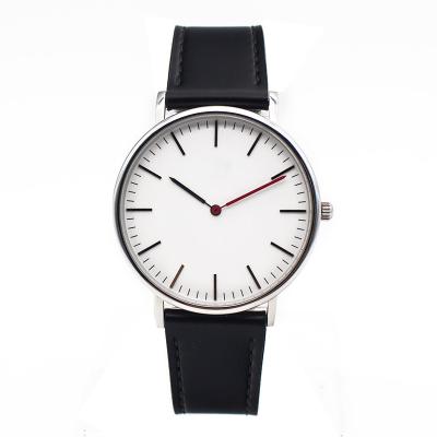 China Two hands 39mm stainless steel men quartz fashion interchagable leather watch for sale