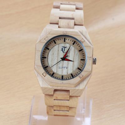 China Customized tense Wooden Wrist Watch with Slingshot buckle , CE RoHS standard for sale