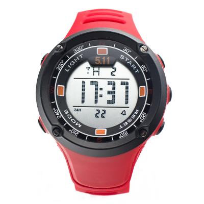 China Red strap Multifunction Digital Watches with 20mm Bands width , CE approved for sale