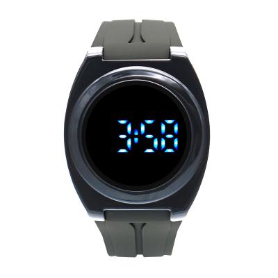 China Het kleurrijke Horloge van het siliconearmband Geleide Touche screen voor mannen/vrouwen/jonge geitjes Te koop