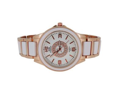 China 3 ATM Water Resistant Quartz Japan Movt Womens Watch / Ladies Rose Gold Watch for sale