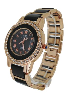 China Fashion OEM Quartz Womens Watches , 3ATM Water Resistant Mens Diamond Watches for sale