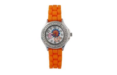 China Water Resistant Kids Quartz Watches Silicone Bumpy Strap Children Gift Watch for sale