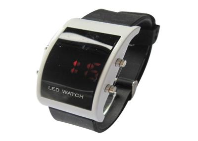 China Fashion Big Face Men LED Digital Wrist Watch Touch Screen With Red LED Lights for sale