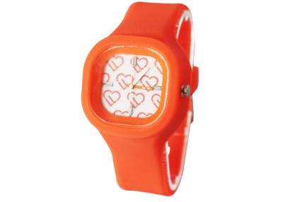 China Removeable Jelly Silicone Wristband Watch with Stainless Steel Back for sale