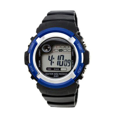 China Black Cool Sports Boys Digital Watch Mechanical Wrist Watch With Alarm for sale