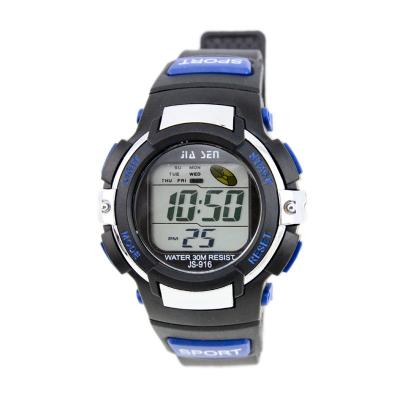 China Waterproof Childrens Digital Watches Pvc Band , Colorful Mens Wrist Watch Multifunction for sale