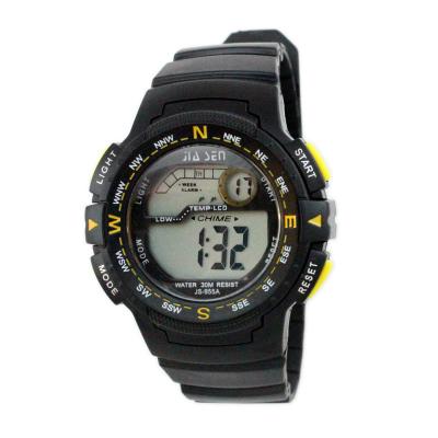 China Custom Simple Sports Multi Function Digital Watch Water Proof Stop Wristwatch for sale