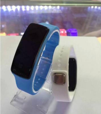 China Plastic Case LED Digital Wrist Watch With Magnet Buckle Sport Bracelet for sale