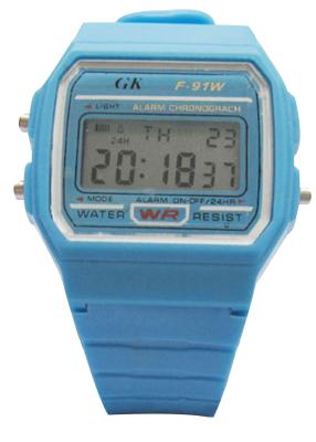 China Childrens Colorful Digital Watches , Plastic Digital Sports Watch For Kids for sale