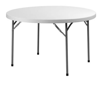 China Modern Hot Sale 5ft Birthday Party Dining Table Folding Round Foldable Dining Table for sale