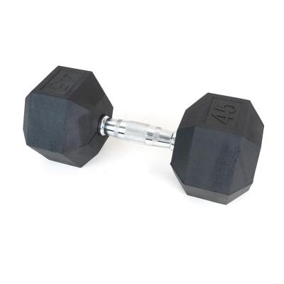 China rubber covered dumbbell set cheap dumbbell set cast iron dumbbell with wholesale price for sale