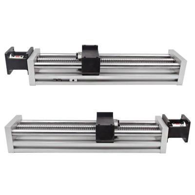 China Machinery Repair Shops Linear Motion Module 200mm Travel Length Ball Screw 1605 Slide Table System Linear Motion Slide for sale