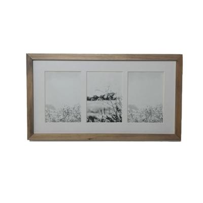 China Wholesale Custom Vintage Picture Frame Wall Decor Solid Wood Photo Frame Environmental Friendly for sale