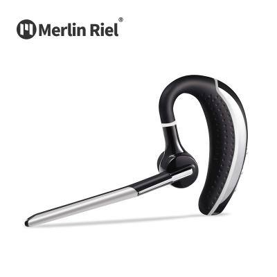 China Merlin Riel Rotating Car Wireless Single Earphone 5.0 Headset Long Standby Mic Waterproof Headphone Business Headset for sale