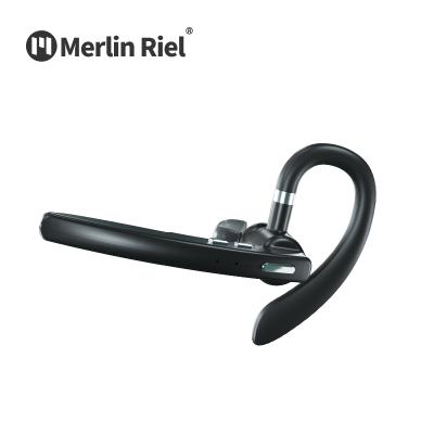 China Merlin Riel Waterproof Headphone Earphone Earbud Wireless V5.0 Cordless Earbuds Simple Sweatproof Business Earbuds for sale