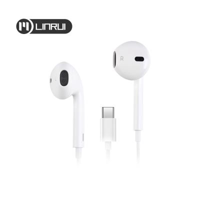 China Perfect Sound Usb C Earphone For Samsung Note 10 Type C Earphone Wired Mobile Headphones for sale