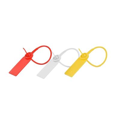 China PP+PE custom price tag white plastic nylon cable ties plastic tag cable tag meter seal for sale