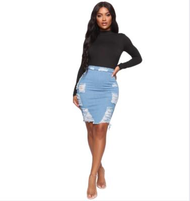 China Beautiful Short Plus Size Party Denim Skirts For Women for sale