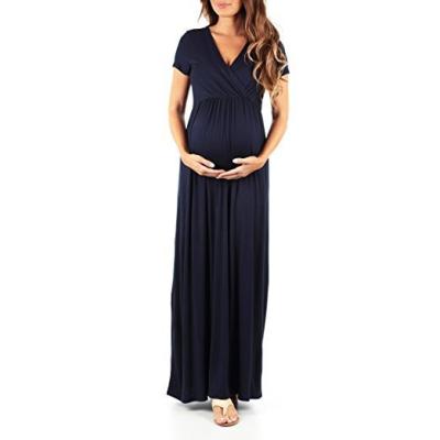 China Breathable Multicolor Casual Maternity Photoshoot Dresses 1 Piece Long Night Dress Women Pregnancy for sale