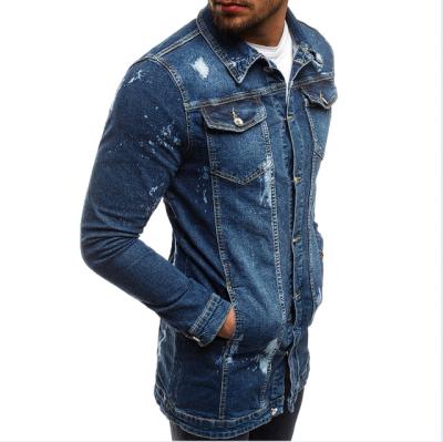 China Modern Collar Mens Office Shirts Mens Breathable Denim Jacket for sale