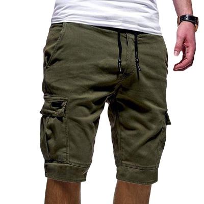 China Hot Sale Gym Stretch Sweatpants Shorts Men Cargo Breathable Pants With Drawstring Edge for sale