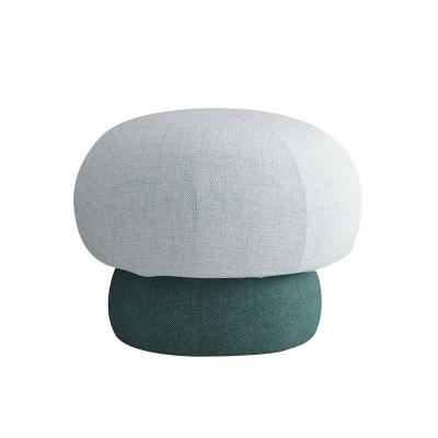 China Round Washable Cloth Stool Dining Makeup Salon Cloth Home Furniture Kids Sneak Foot Stools Stools for sale